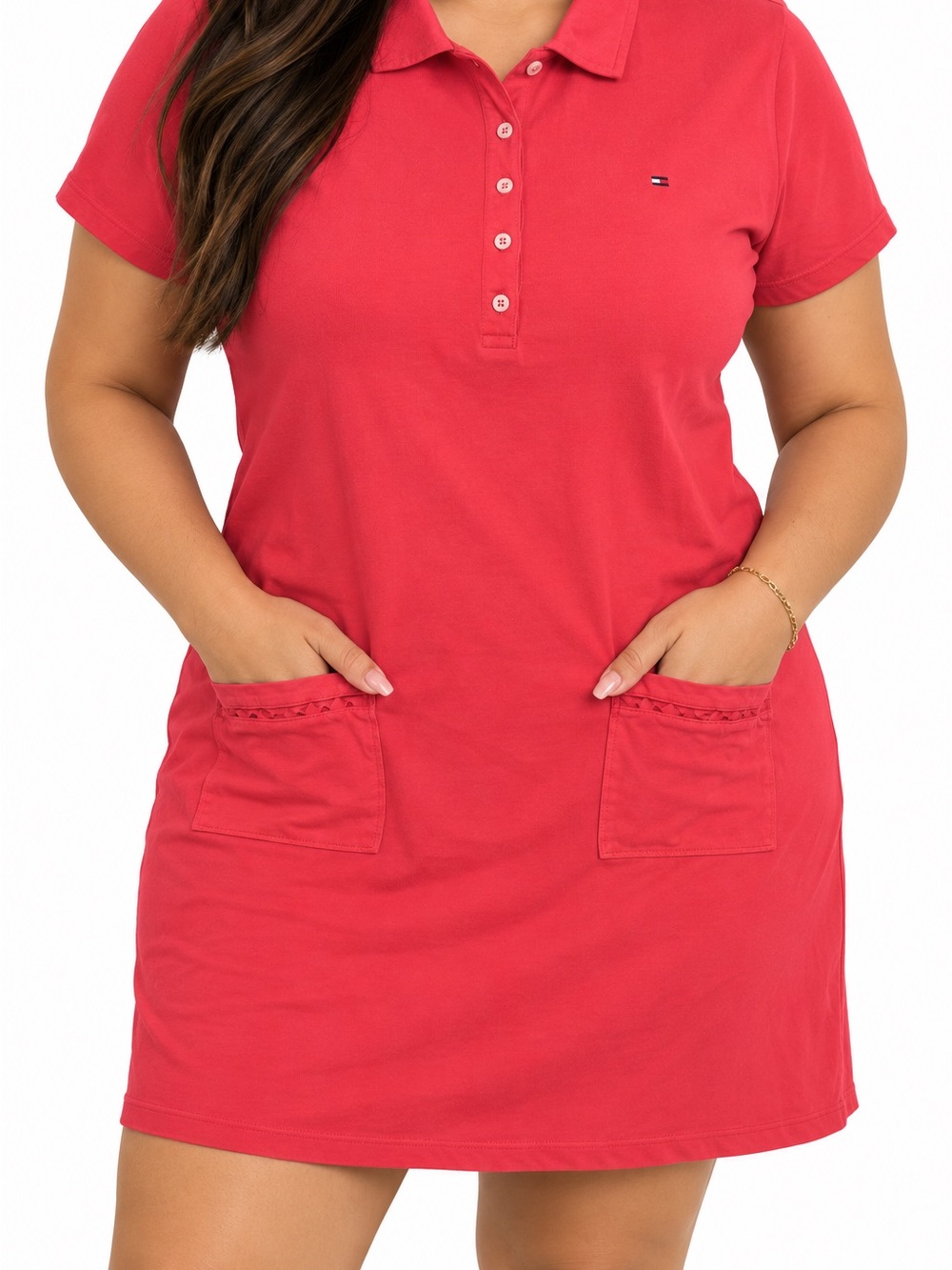 Tommy Hilfiger Coral Pink Polo Shirt